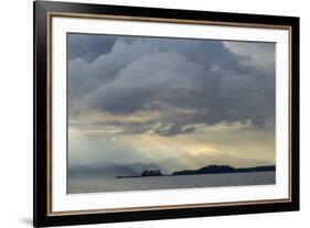 USA, Alaska, Tongass National Forest. God rays and landscape.-Jaynes Gallery-Framed Premium Photographic Print