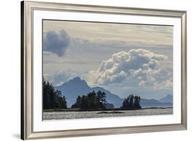 USA, Alaska, Tongass National Forest. Mountain and ocean landscape.-Jaynes Gallery-Framed Premium Photographic Print