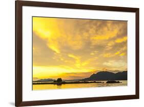 USA, Alaska, Tongass National Forest. Sunset landscape.-Jaynes Gallery-Framed Premium Photographic Print