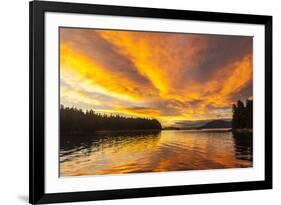 USA, Alaska, Tongass National Forest. Sunset landscape.-Jaynes Gallery-Framed Premium Photographic Print