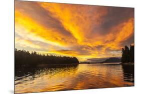 USA, Alaska, Tongass National Forest. Sunset landscape.-Jaynes Gallery-Mounted Premium Photographic Print