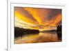 USA, Alaska, Tongass National Forest. Sunset landscape.-Jaynes Gallery-Framed Photographic Print