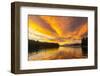 USA, Alaska, Tongass National Forest. Sunset landscape.-Jaynes Gallery-Framed Photographic Print