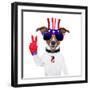 Usa American Dog-Javier Brosch-Framed Photographic Print