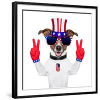 Usa American Dog-Javier Brosch-Framed Photographic Print