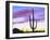 USA, Arizona, a Saguaro Cactus at Dusk-Jaynes Gallery-Framed Premium Photographic Print
