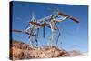 USA, Arizona and Nevada, Hoover Dam, Power Poles-Catharina Lux-Stretched Canvas