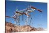 USA, Arizona and Nevada, Hoover Dam, Power Poles-Catharina Lux-Stretched Canvas