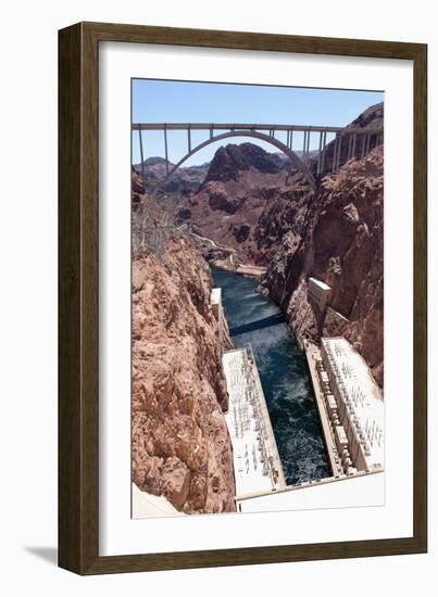 USA, Arizona and Nevada, Hoover Dam-Catharina Lux-Framed Photographic Print