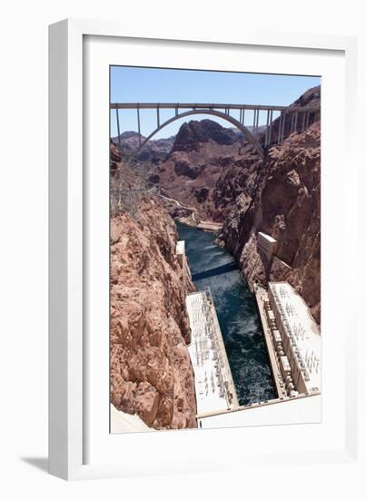 USA, Arizona and Nevada, Hoover Dam-Catharina Lux-Framed Photographic Print