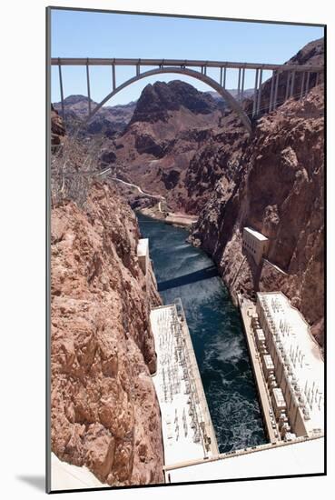 USA, Arizona and Nevada, Hoover Dam-Catharina Lux-Mounted Photographic Print
