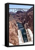 USA, Arizona and Nevada, Hoover Dam-Catharina Lux-Framed Stretched Canvas