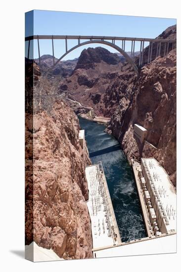 USA, Arizona and Nevada, Hoover Dam-Catharina Lux-Stretched Canvas