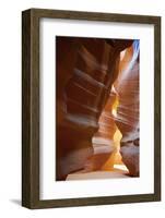 USA, Arizona, Antelope Canyon. Beautiful Light in Antelope Canyon-Petr Bednarik-Framed Photographic Print