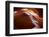 USA, Arizona, Antelope Canyon. Beautiful Light in Antelope Canyon-Petr Bednarik-Framed Photographic Print