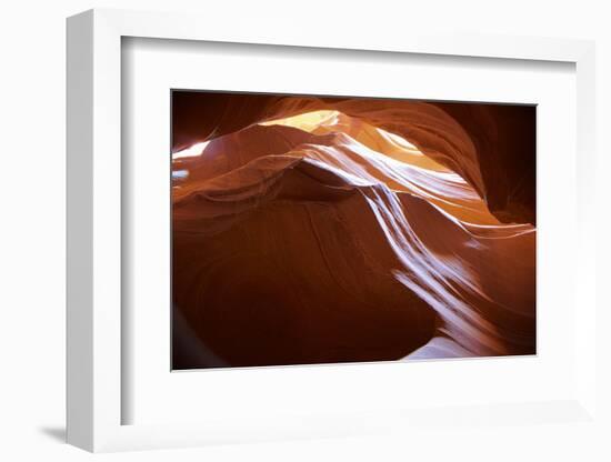 USA, Arizona, Antelope Canyon. Beautiful Light in Antelope Canyon-Petr Bednarik-Framed Photographic Print