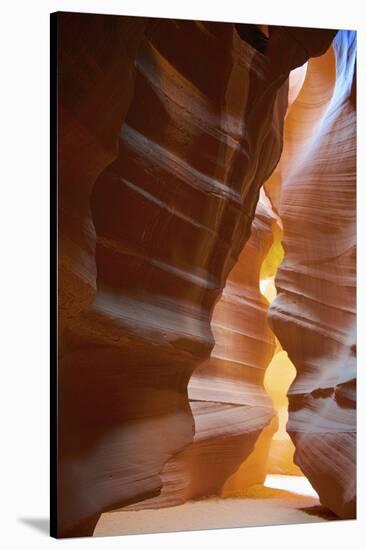 USA, Arizona, Antelope Canyon. Beautiful Light in Antelope Canyon-Petr Bednarik-Stretched Canvas