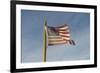 USA, Arizona. Apache Junction, Betsy Ross US flag, Apacheland Movie Ranch-Kevin Oke-Framed Photographic Print