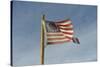 USA, Arizona. Apache Junction, Betsy Ross US flag, Apacheland Movie Ranch-Kevin Oke-Stretched Canvas