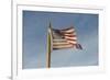 USA, Arizona. Apache Junction, Betsy Ross US flag, Apacheland Movie Ranch-Kevin Oke-Framed Premium Photographic Print