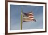 USA, Arizona. Apache Junction, Betsy Ross US flag, Apacheland Movie Ranch-Kevin Oke-Framed Premium Photographic Print