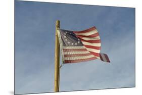 USA, Arizona. Apache Junction, Betsy Ross US flag, Apacheland Movie Ranch-Kevin Oke-Mounted Premium Photographic Print