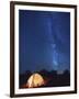 USA, Arizona, Campground on Hunts Mesa and Milky Way-Michele Falzone-Framed Photographic Print