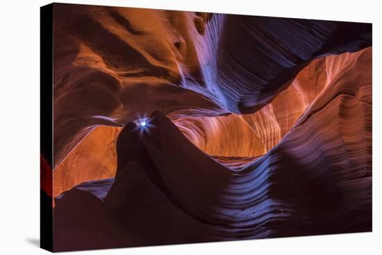 USA, Arizona, Canyon X. Cave Formation in Eroded Sandstone Rock-Jaynes Gallery-Stretched Canvas