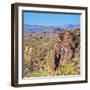 USA, Arizona. Desert mountain view in the Superstition Mountains.-Anna Miller-Framed Photographic Print