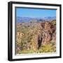 USA, Arizona. Desert mountain view in the Superstition Mountains.-Anna Miller-Framed Photographic Print