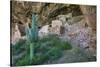 USA, Arizona. Entrance to native American cliff dwelling ruins.-Anna Miller-Stretched Canvas