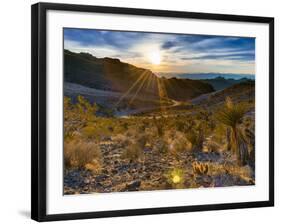 USA, Arizona, from Sitgreaves Pass on Route 66-Alan Copson-Framed Photographic Print