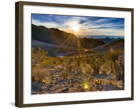 USA, Arizona, from Sitgreaves Pass on Route 66-Alan Copson-Framed Photographic Print
