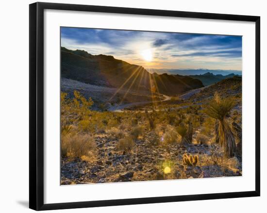 USA, Arizona, from Sitgreaves Pass on Route 66-Alan Copson-Framed Photographic Print