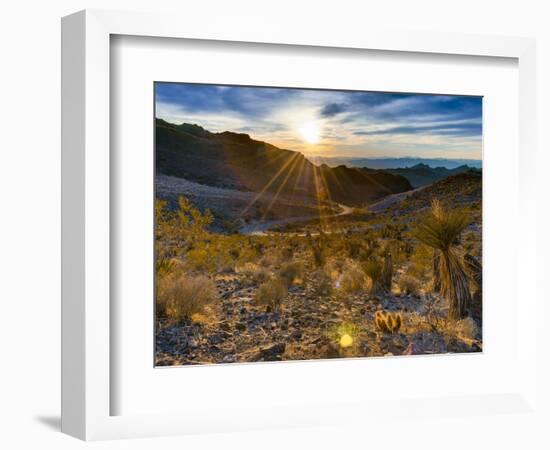 USA, Arizona, from Sitgreaves Pass on Route 66-Alan Copson-Framed Photographic Print