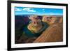 USA, Arizona, Glen Canyon National Recreation Area, Horseshoe Bend-Bernard Friel-Framed Premium Photographic Print