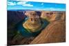 USA, Arizona, Glen Canyon National Recreation Area, Horseshoe Bend-Bernard Friel-Mounted Premium Photographic Print