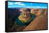 USA, Arizona, Glen Canyon National Recreation Area, Horseshoe Bend-Bernard Friel-Framed Stretched Canvas
