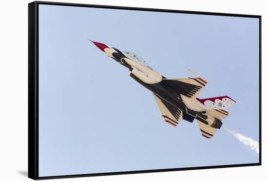 USA, Arizona, Glendale, Luke Air Force Base. F-16 Thunderbird Flyby-Jaynes Gallery-Framed Stretched Canvas