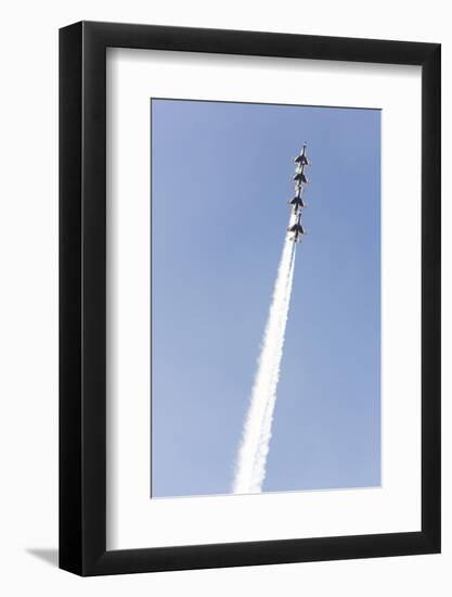 USA, Arizona, Glendale, Luke Air Force Base. F-16 Thunderbirds Flying-Jaynes Gallery-Framed Photographic Print