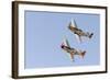 USA, Arizona, Glendale, Luke Air Force Base. Two P-51 Mustangs Flying-Jaynes Gallery-Framed Photographic Print