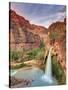 USA, Arizona, Gran Canyon, Havasu Canyon (Hualapai Reservation), Havasu Falls-Michele Falzone-Stretched Canvas