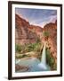 USA, Arizona, Gran Canyon, Havasu Canyon (Hualapai Reservation), Havasu Falls-Michele Falzone-Framed Photographic Print