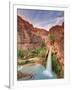 USA, Arizona, Gran Canyon, Havasu Canyon (Hualapai Reservation), Havasu Falls-Michele Falzone-Framed Photographic Print