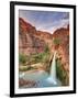 USA, Arizona, Gran Canyon, Havasu Canyon (Hualapai Reservation), Havasu Falls-Michele Falzone-Framed Photographic Print