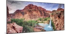 USA, Arizona, Gran Canyon, Havasu Canyon (Hualapai Reservation), Havasu Falls-Michele Falzone-Mounted Photographic Print
