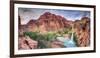 USA, Arizona, Gran Canyon, Havasu Canyon (Hualapai Reservation), Havasu Falls-Michele Falzone-Framed Photographic Print