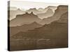 USA, Arizona, Grand Canyon National Park, Buttes and Haze on the South Rim-Ann Collins-Stretched Canvas