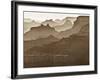 USA, Arizona, Grand Canyon National Park, Buttes and Haze on the South Rim-Ann Collins-Framed Photographic Print