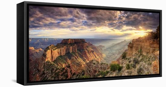 USA, Arizona, Grand Canyon National Park, North Rim, Cape Royale-Michele Falzone-Framed Stretched Canvas